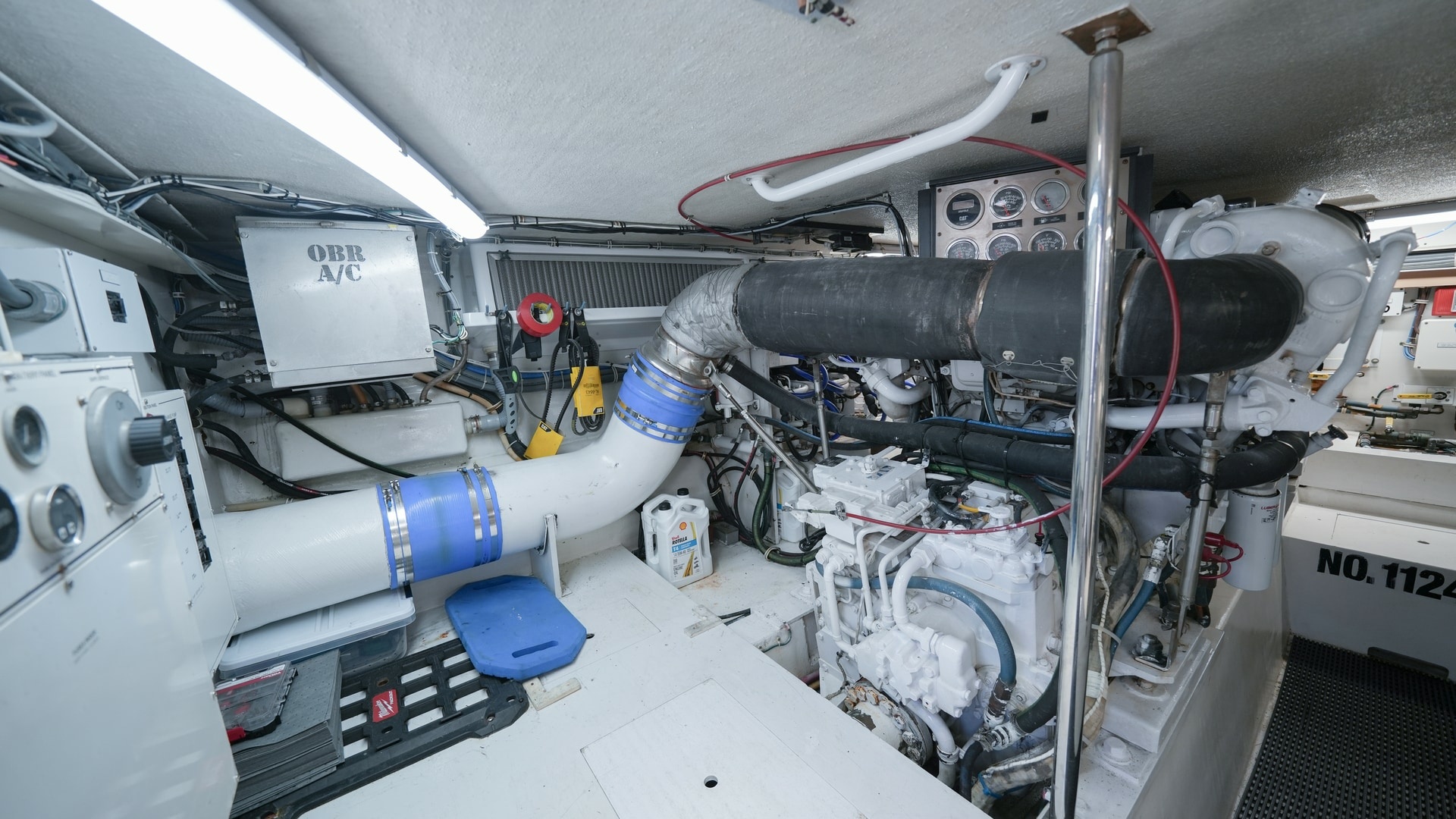 Engine Room with Twin Engines
