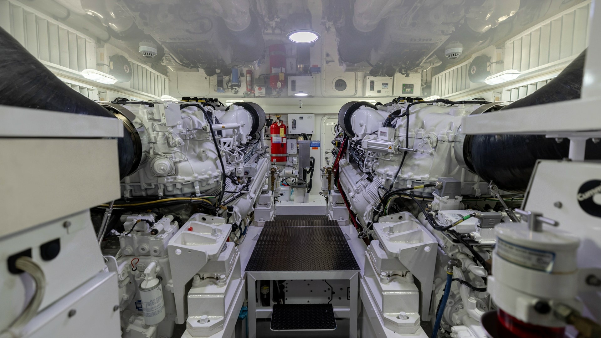 Engine Room with Dual Engines