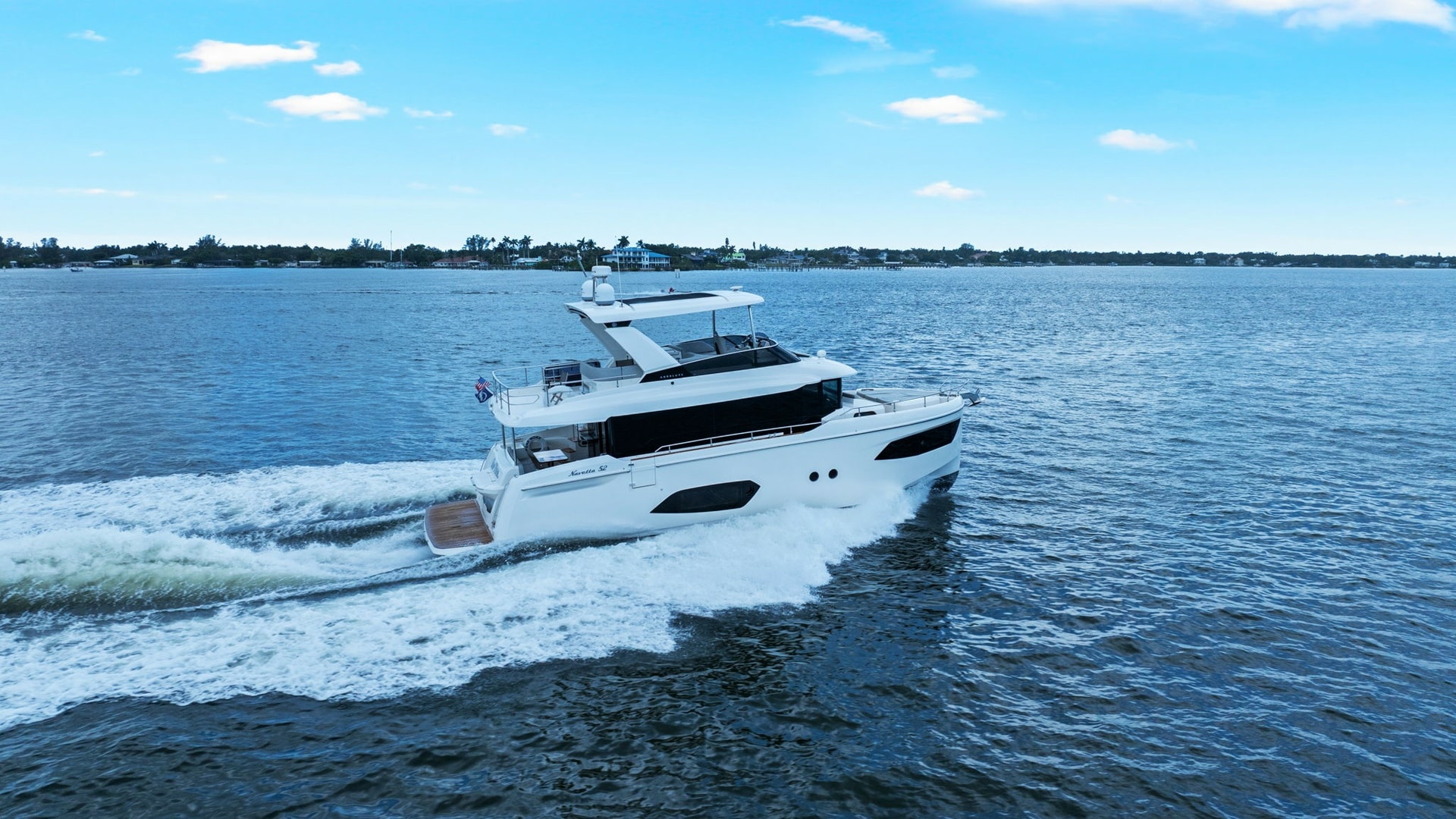 Side View of 52 Navetta in Motion