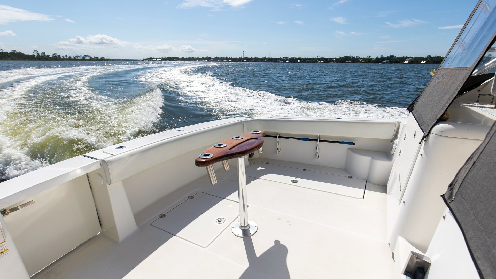 Spacious Aft Deck with Rod Holders