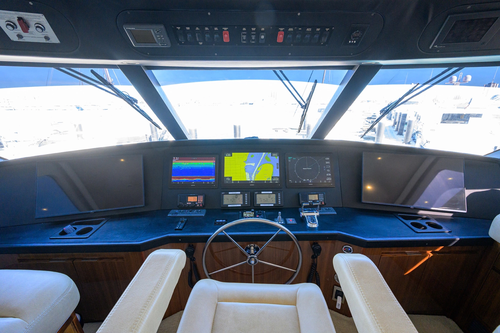 Viking 74 Enclosed Bridge Yacht For Sale