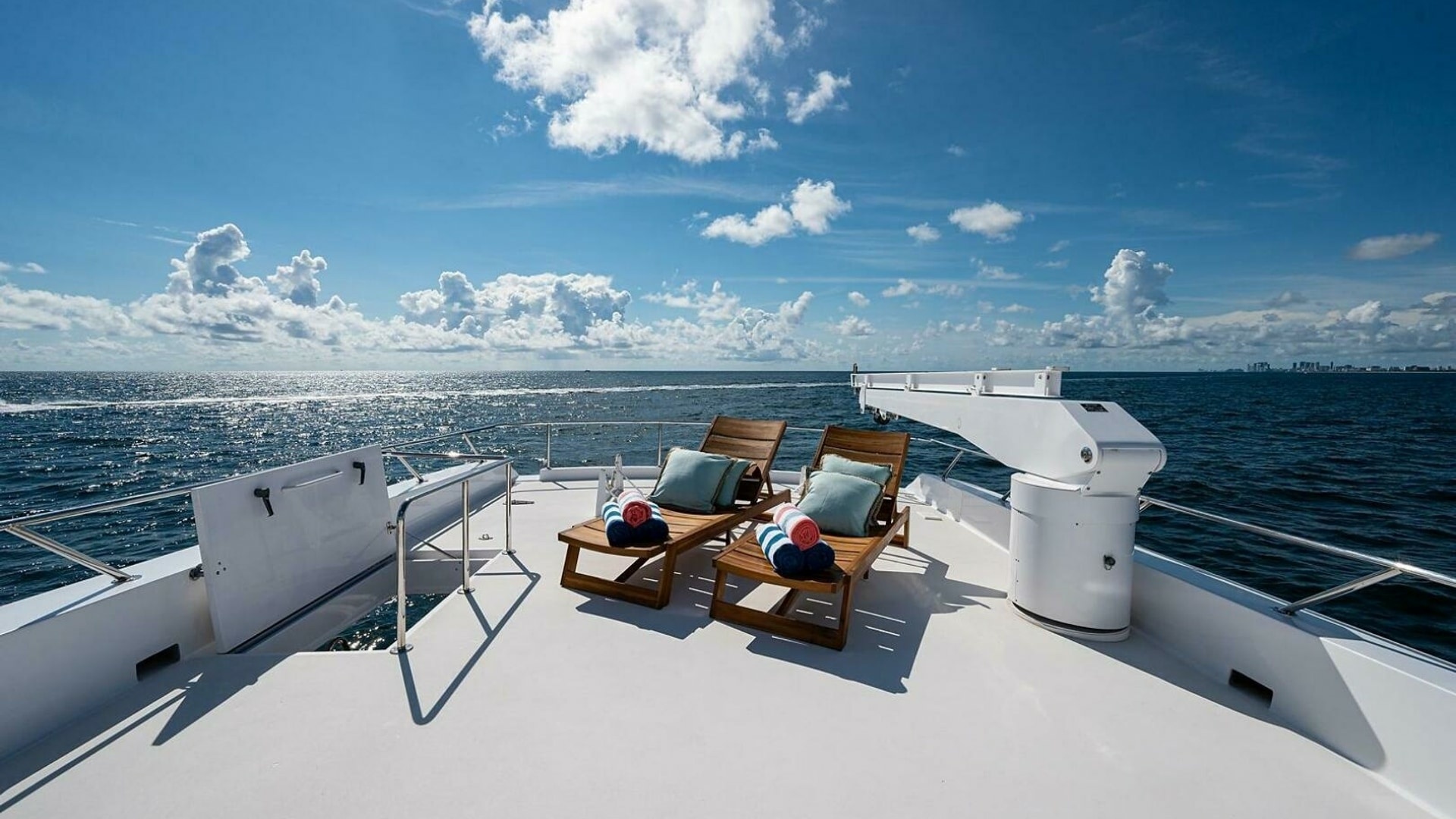 Spacious Sun Deck with Loungers