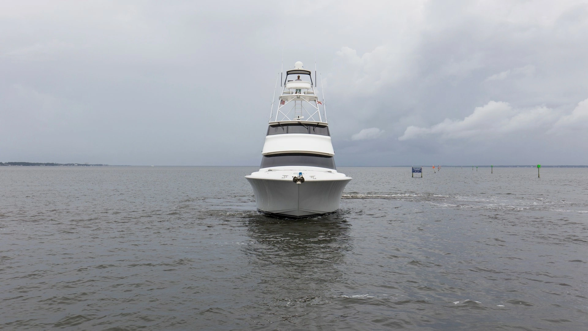 Viking 74 Enclosed Bridge Yacht For Sale
