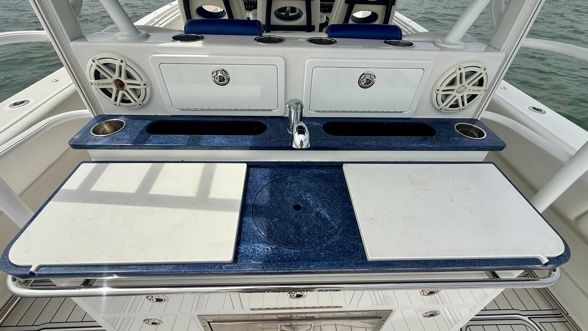 Cockpit Galley with Cutting Boards