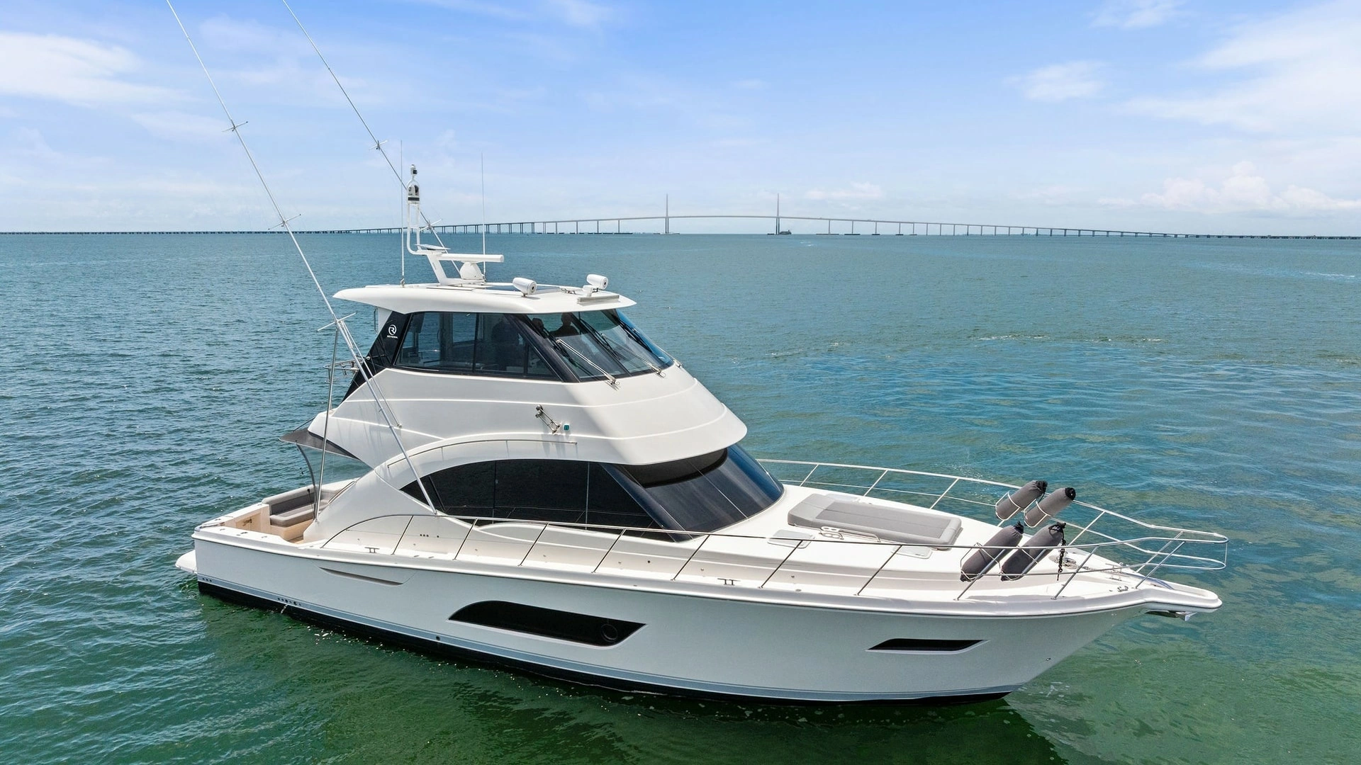 Riviera 57 Enclosed Bridge Yacht For Sale