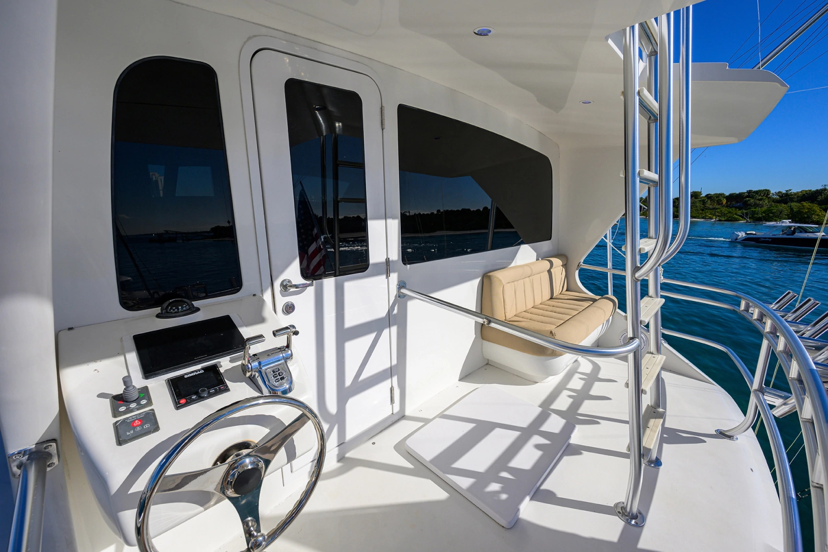 Viking 74 Enclosed Bridge Yacht For Sale