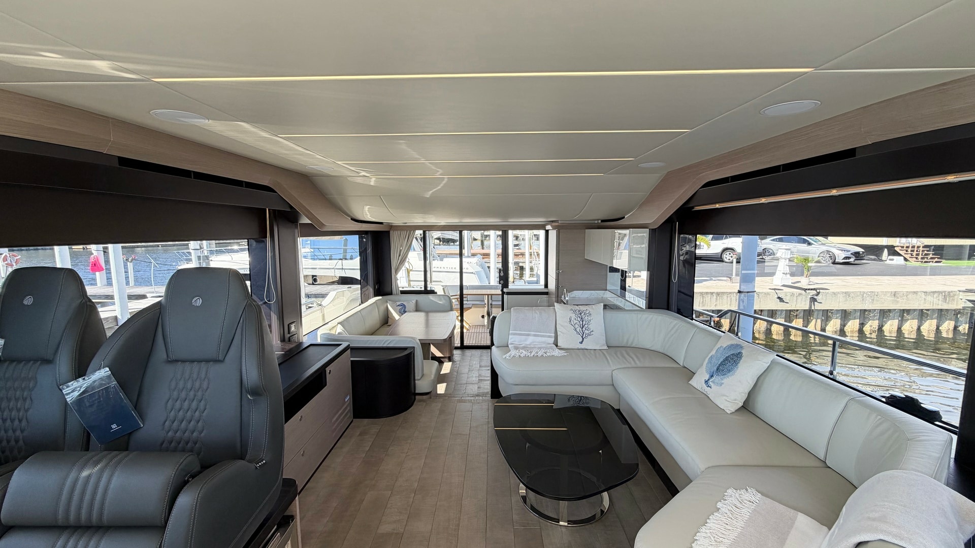 Spacious Salon with Panoramic Views