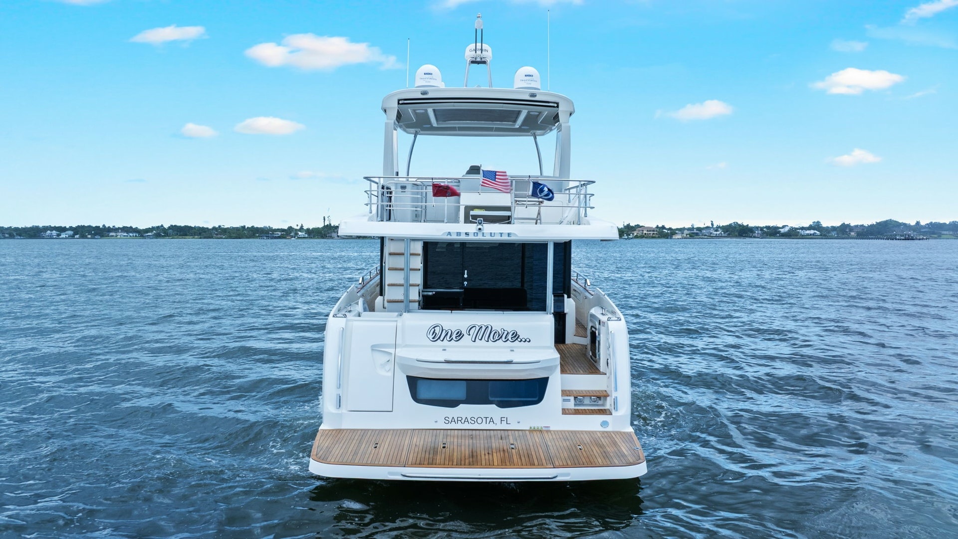 Stern View with Extended Swim Platform