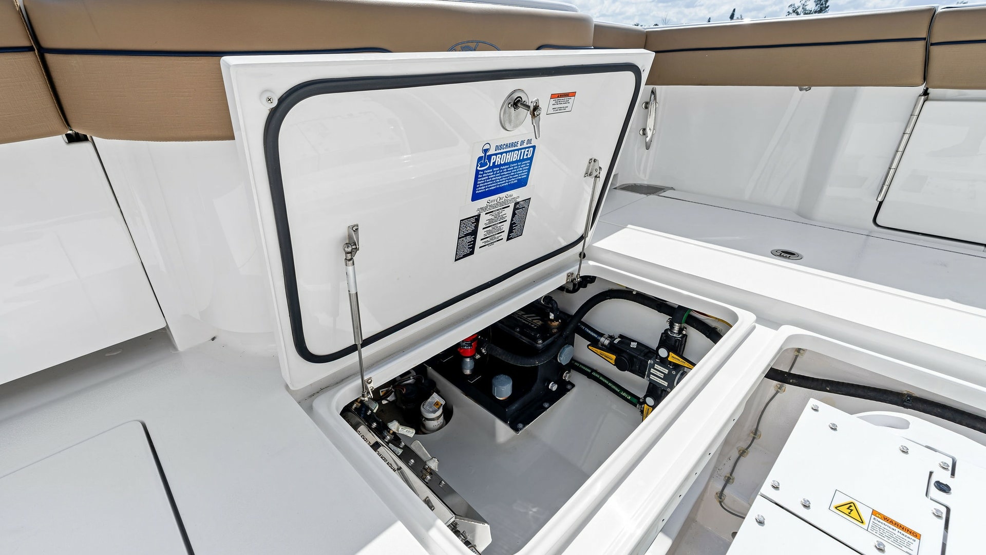 Aft Deck Storage Compartment