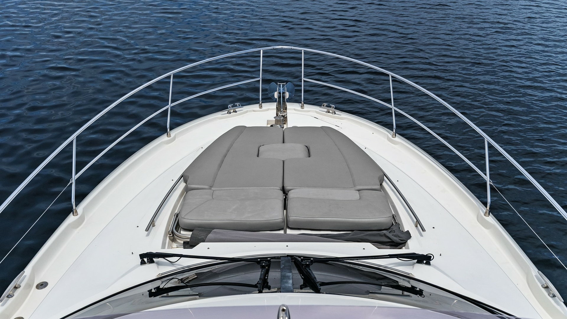 Spacious Forward Sunbathing Area