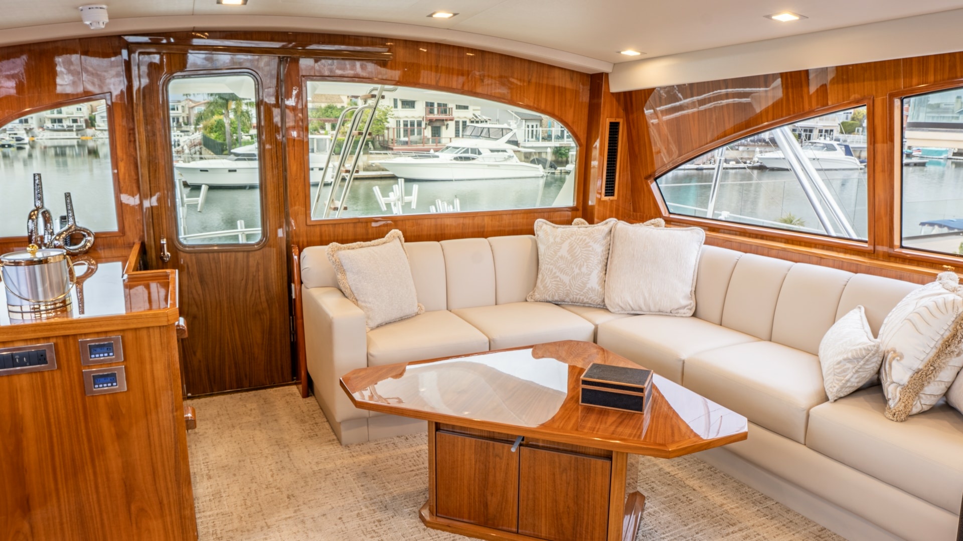 Salon with Plush Seating and Views