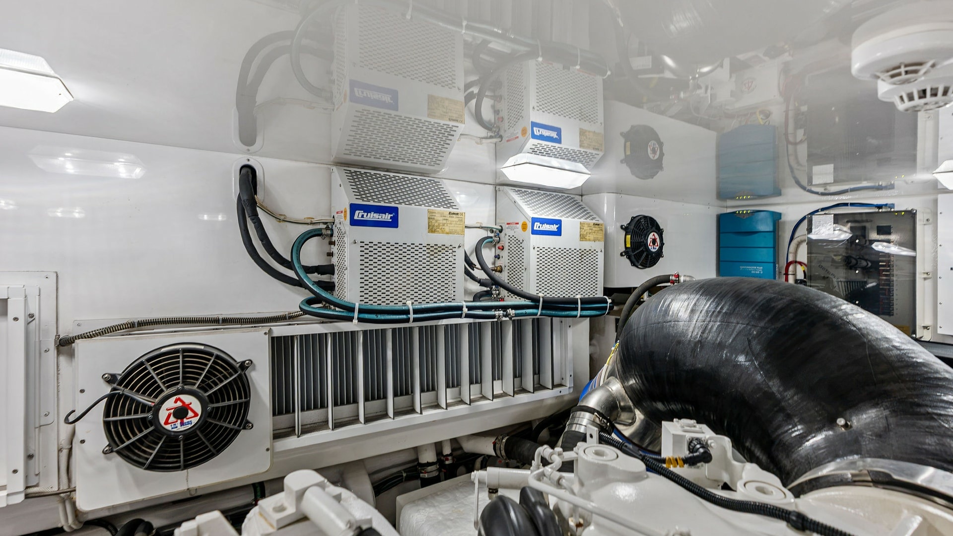 Engine Room with Mechanical Systems