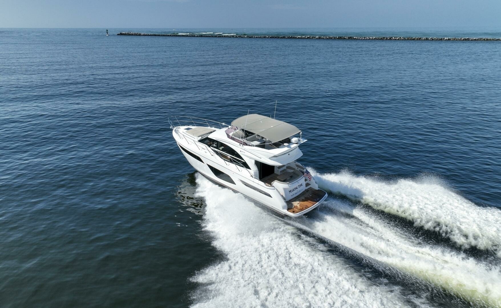 2021 Princess F50- MAKING TIME- Engine room- Transom