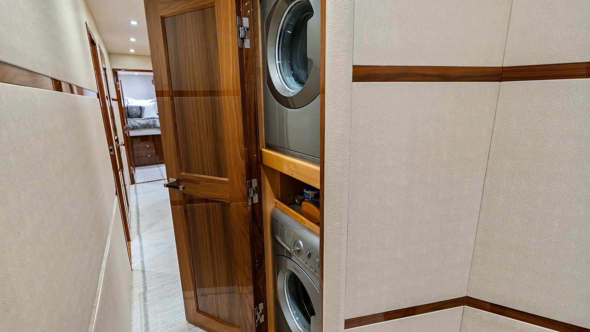 2016 Viking 80 Enclosed Bridge- FRIGATE- Laundry