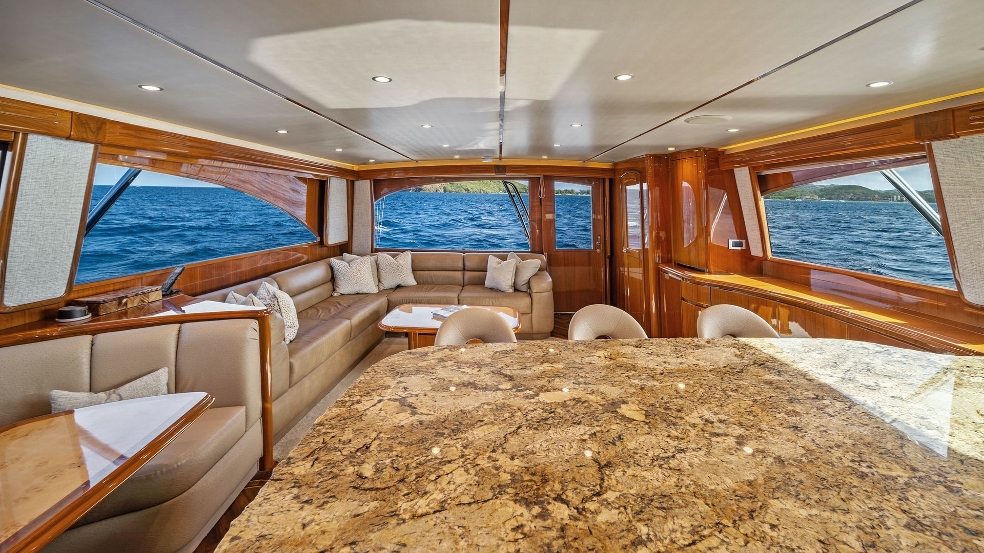 Spacious Salon with Ocean Views