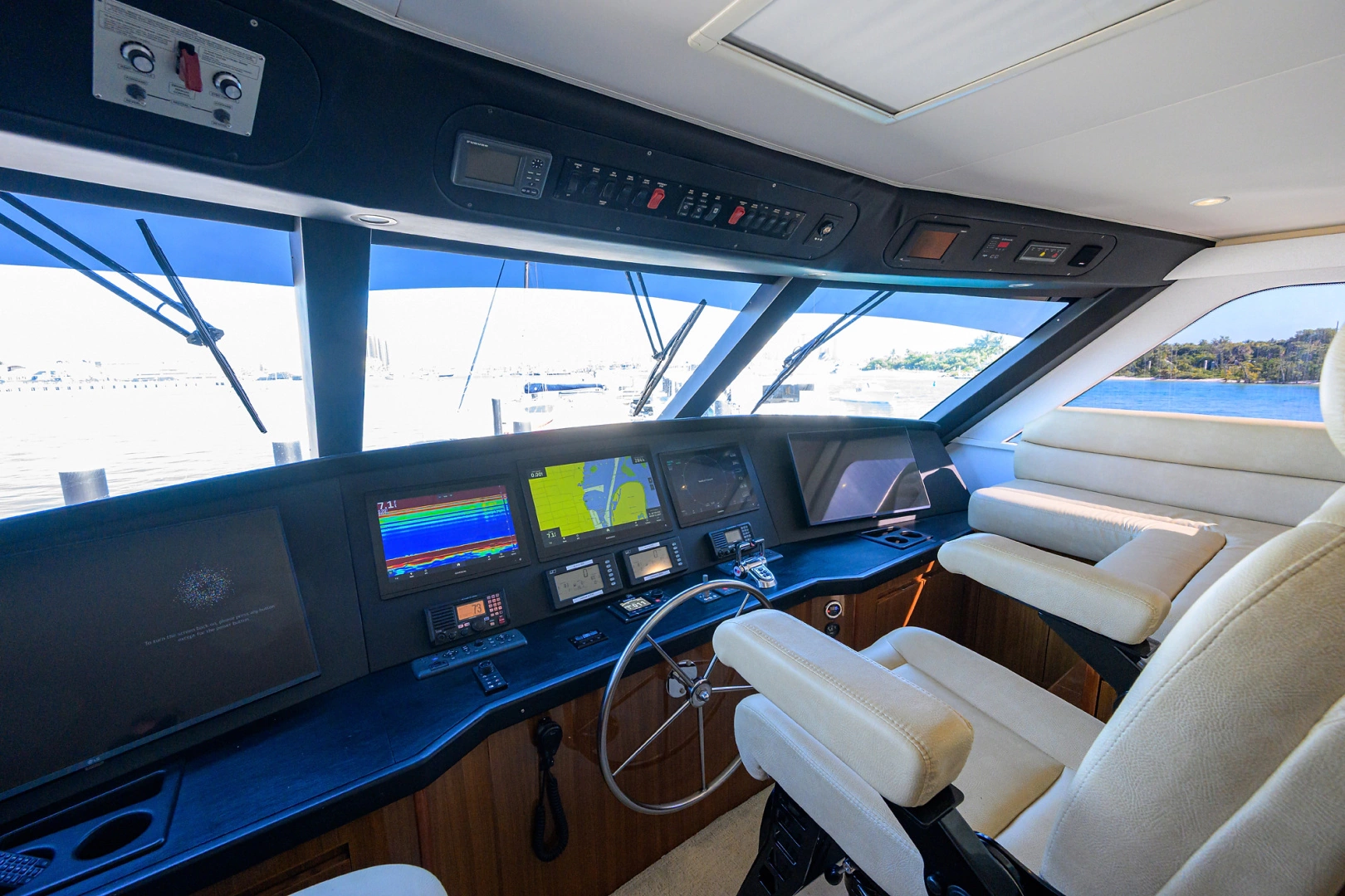 Viking 74 Enclosed Bridge Yacht For Sale
