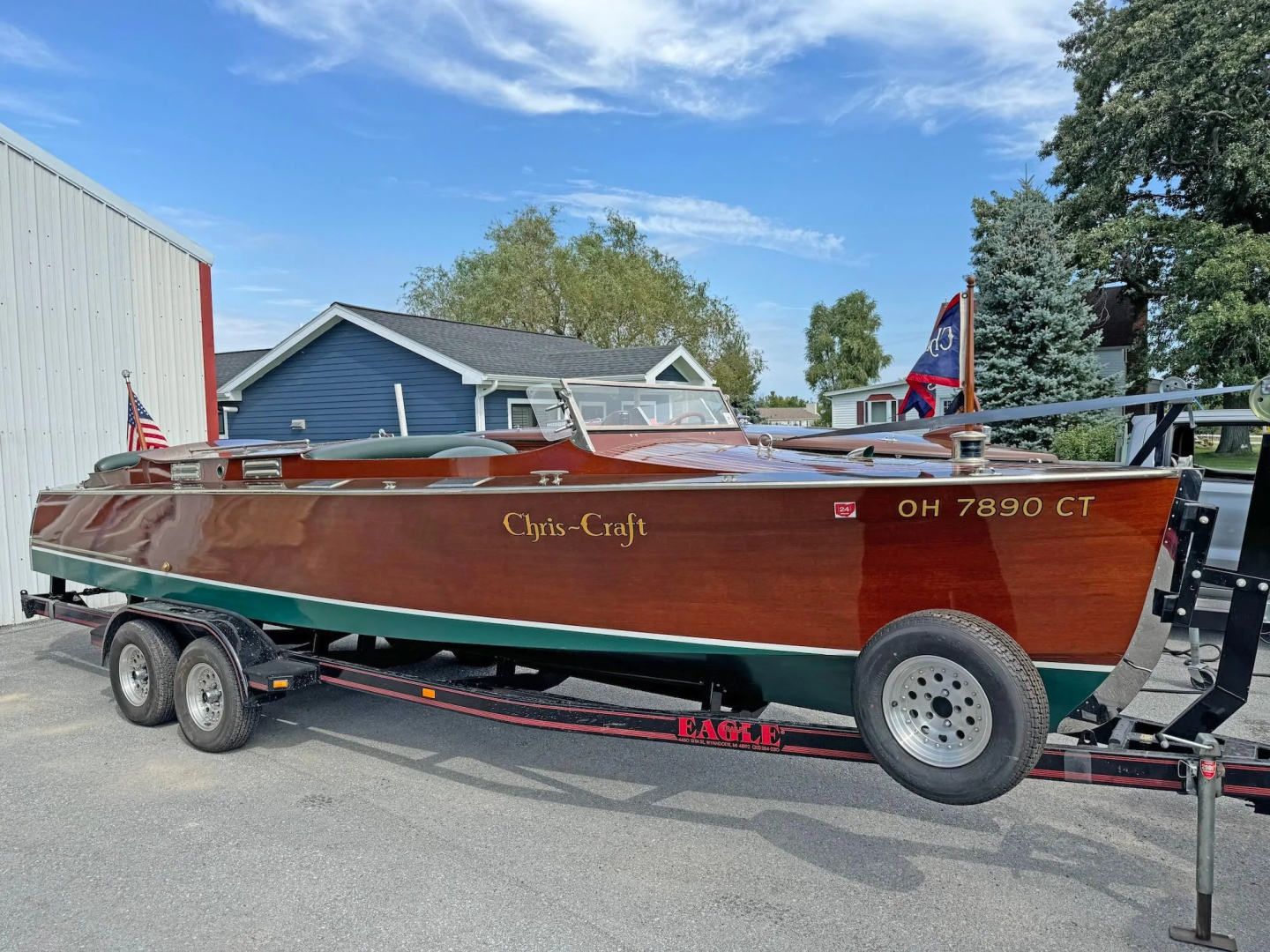 1929 Chris-Craft 26 Upswept Triple Cockpit