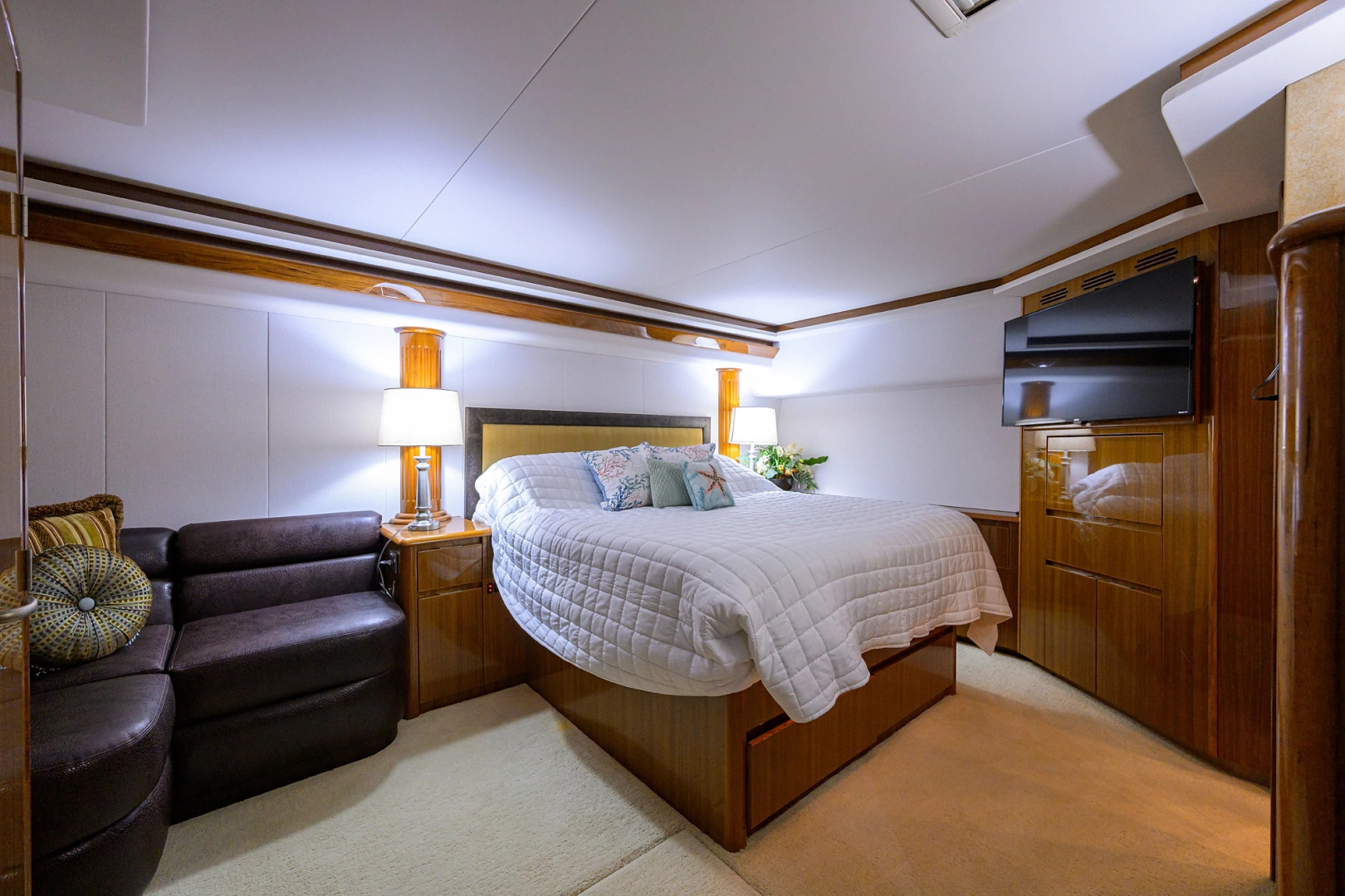 Viking 74 Enclosed Bridge Yacht For Sale