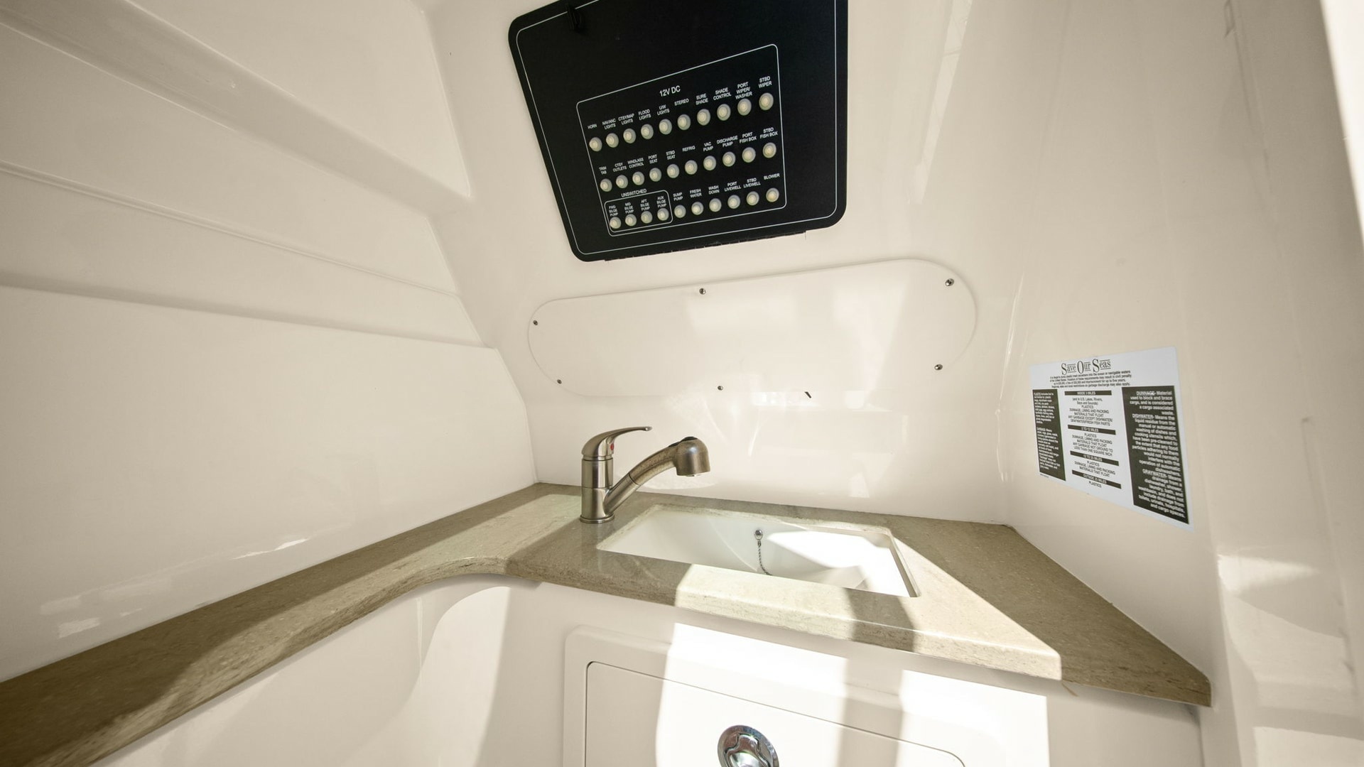 Compact Galley with Sink Area