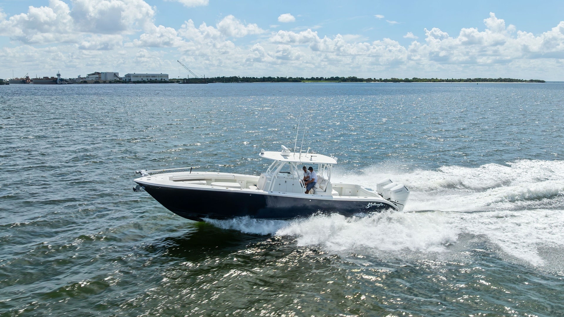 Dynamic Side View on the Water