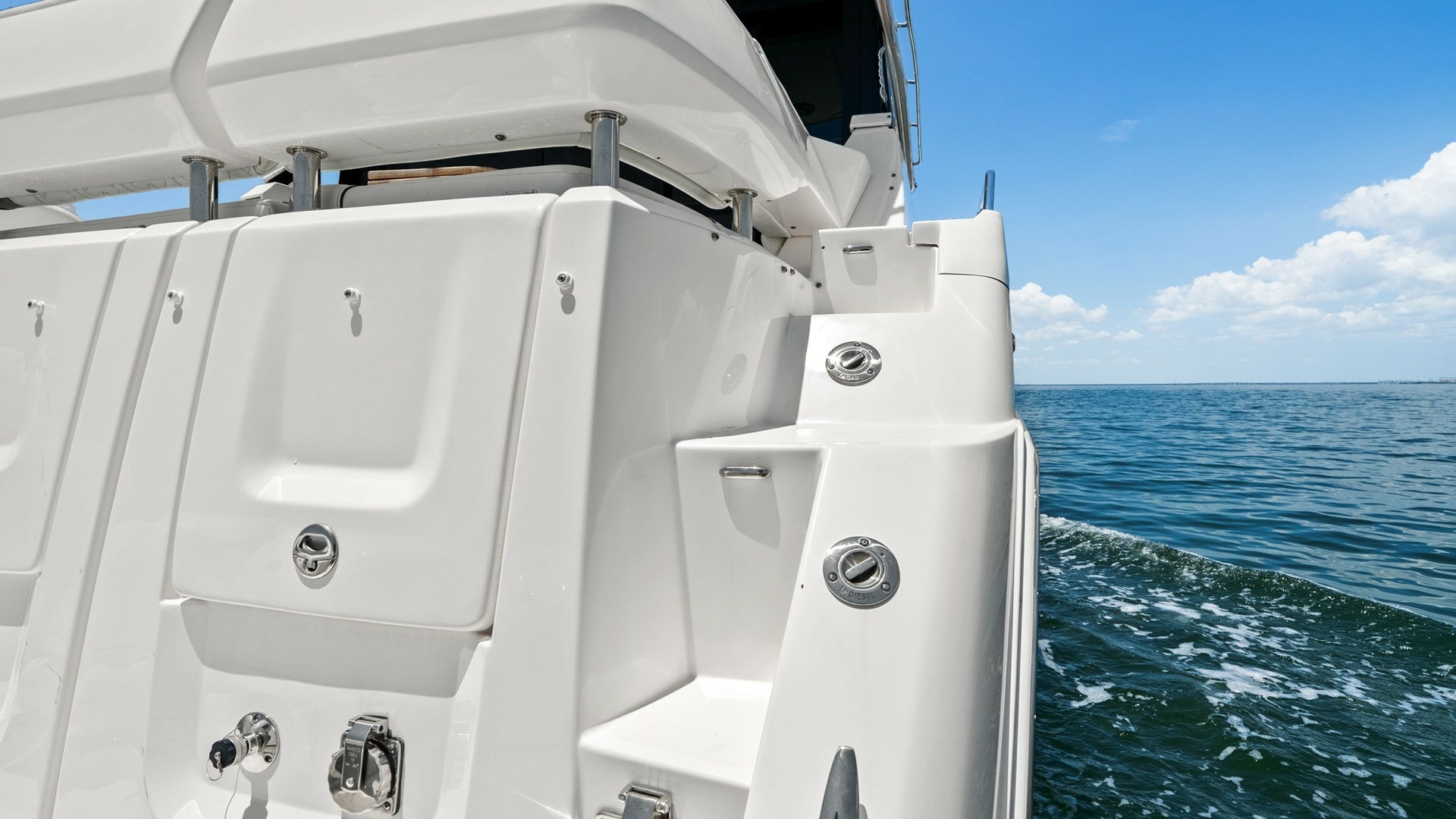 Stern View with Swim Platform