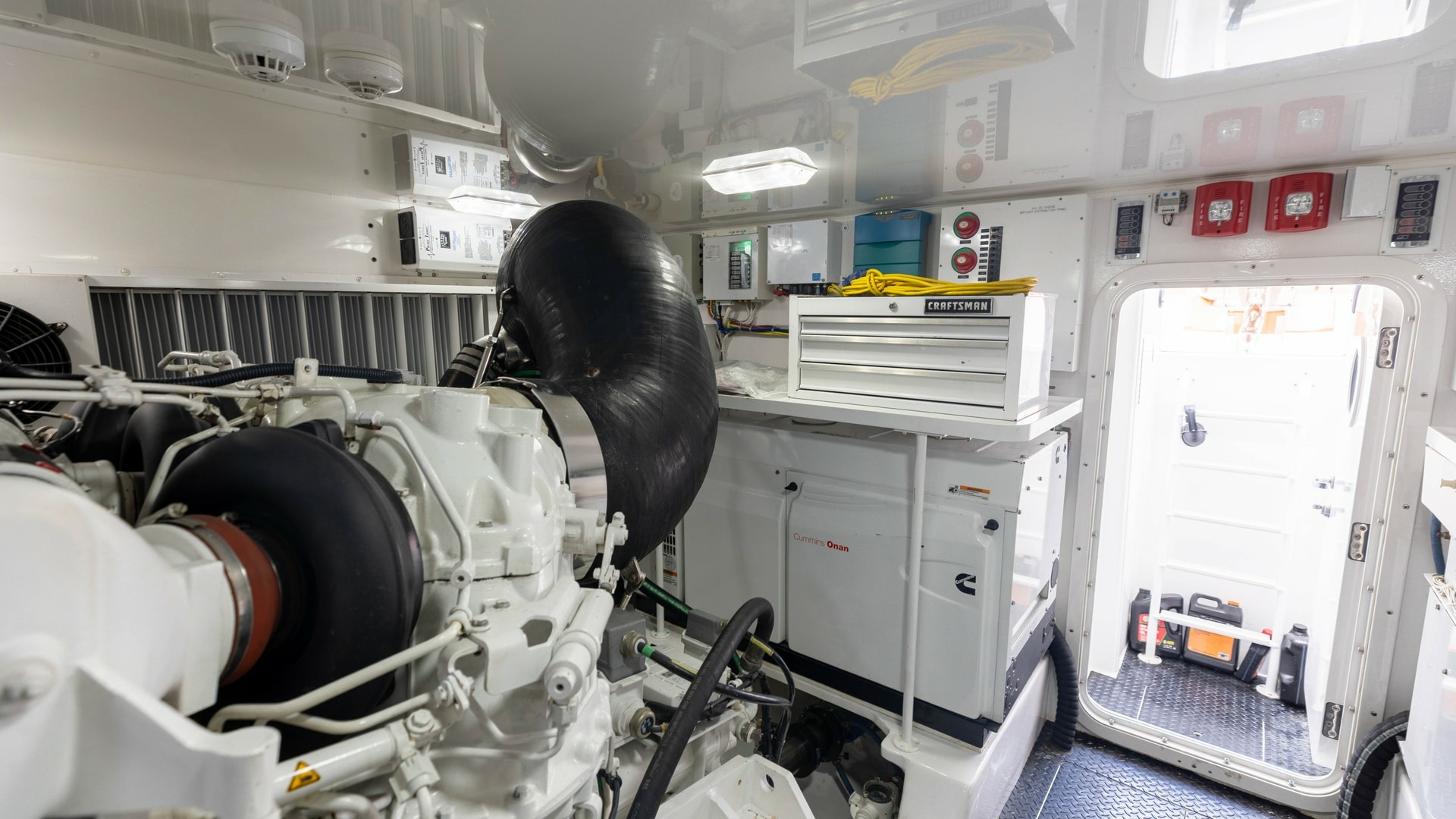 Engine Room with Access Door