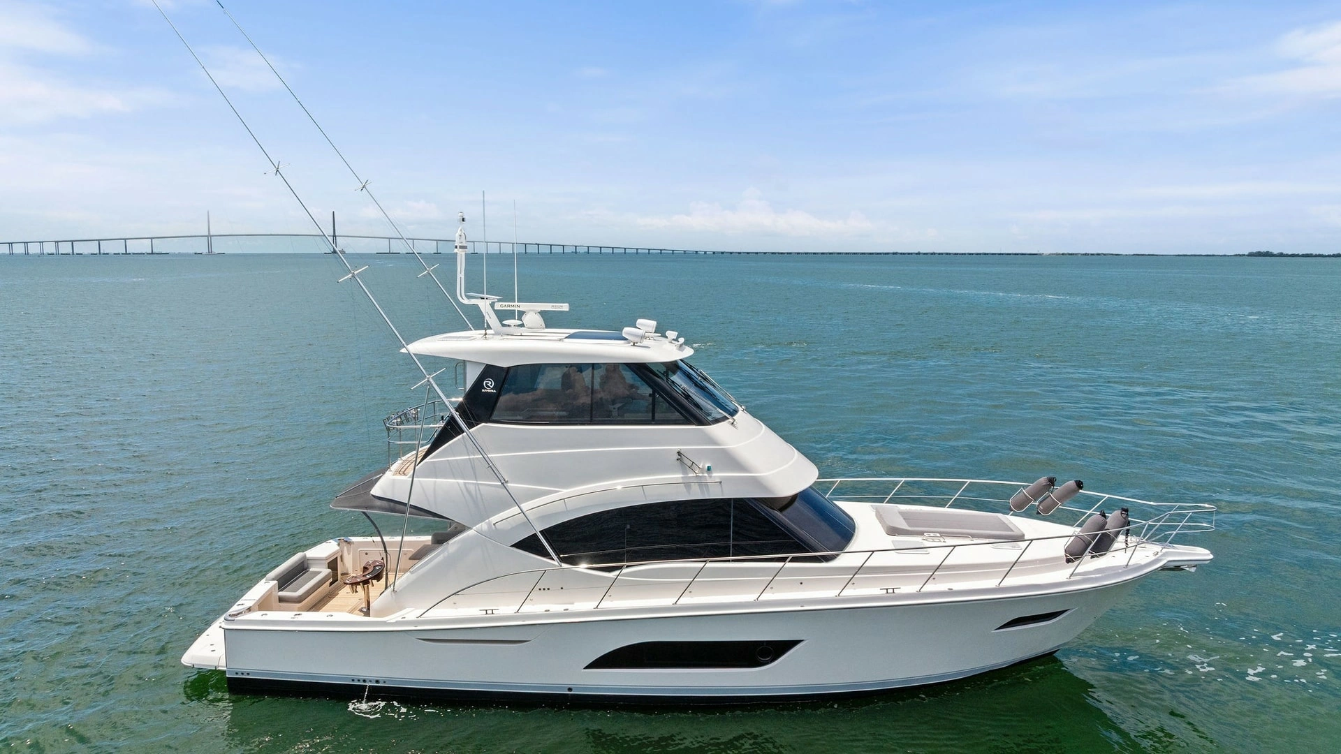 Riviera 57 Enclosed Bridge Yacht For Sale
