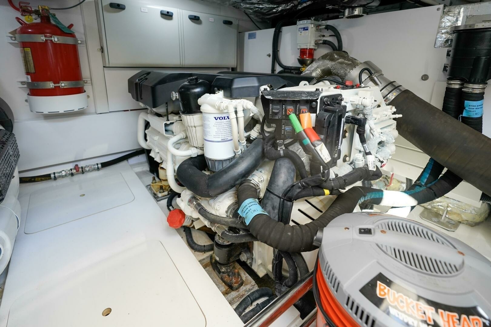 2021 Princess F50- MAKING TIME- Engine room
