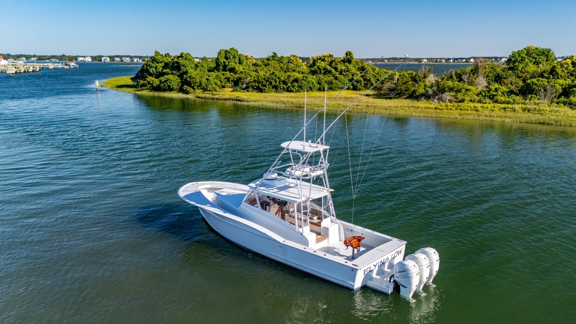 FLYING LOW 41ft Custom Carolina Yacht For Sale FLYING LOW 41ft Custom Carolina Yacht For Sale