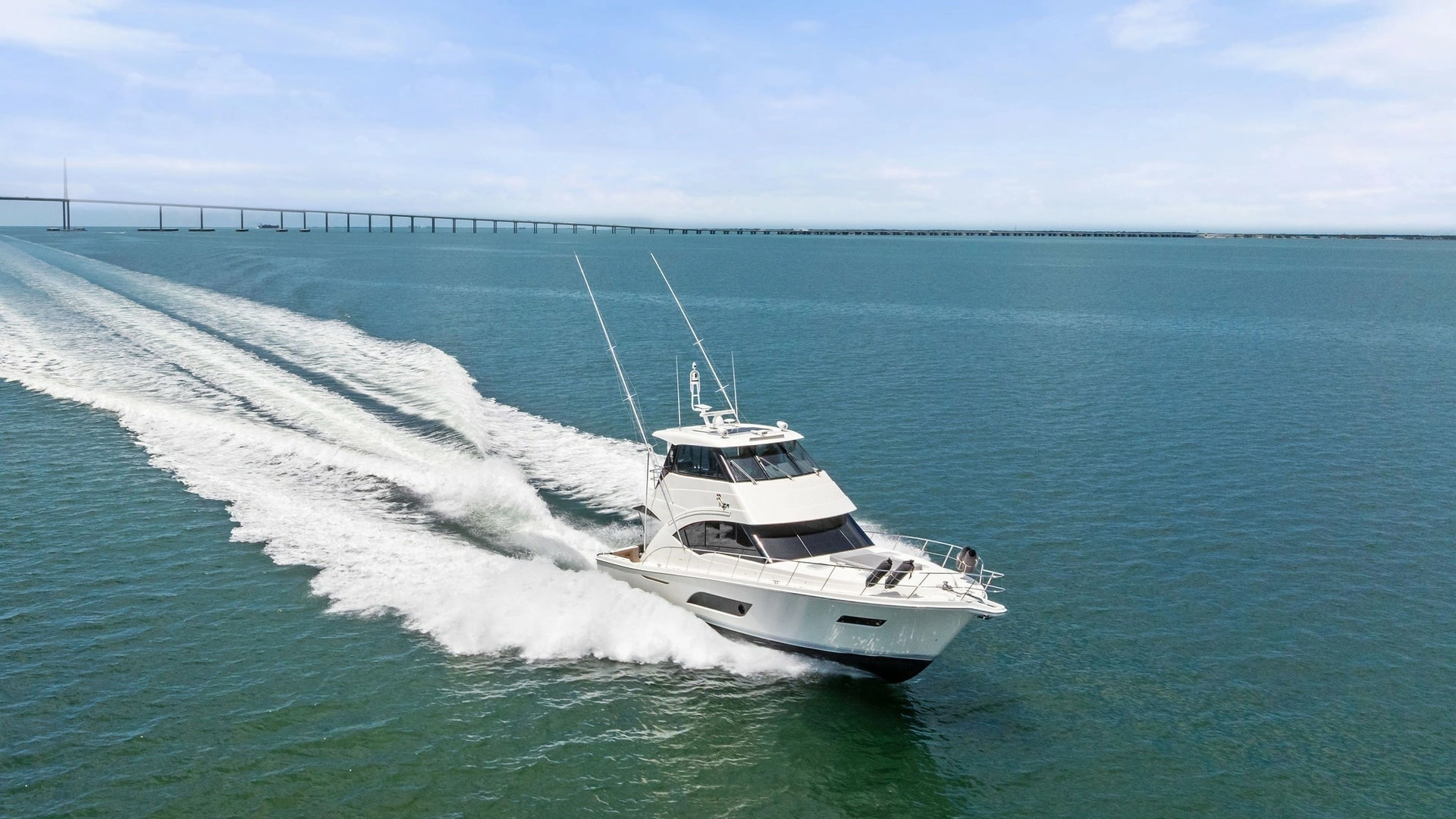 Riviera 57 Enclosed Bridge Yacht For Sale