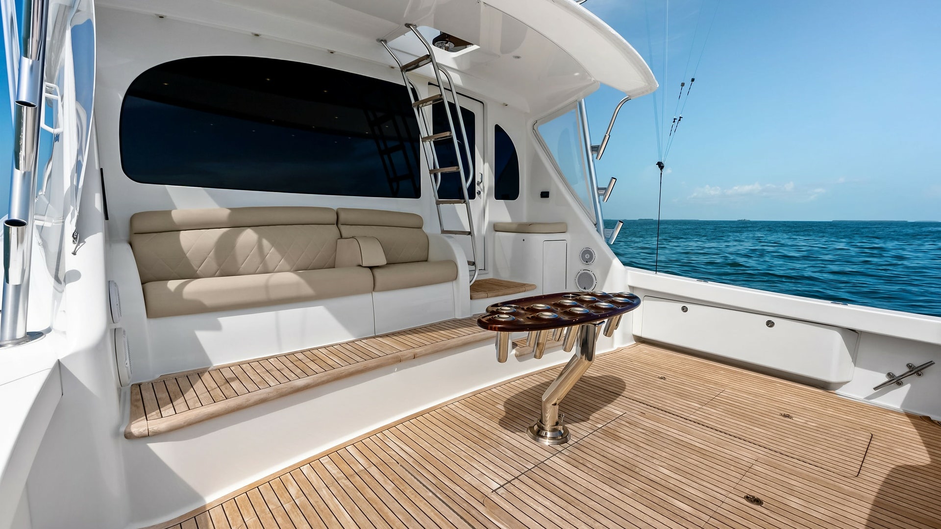 Spacious Cockpit with Teak Decking
