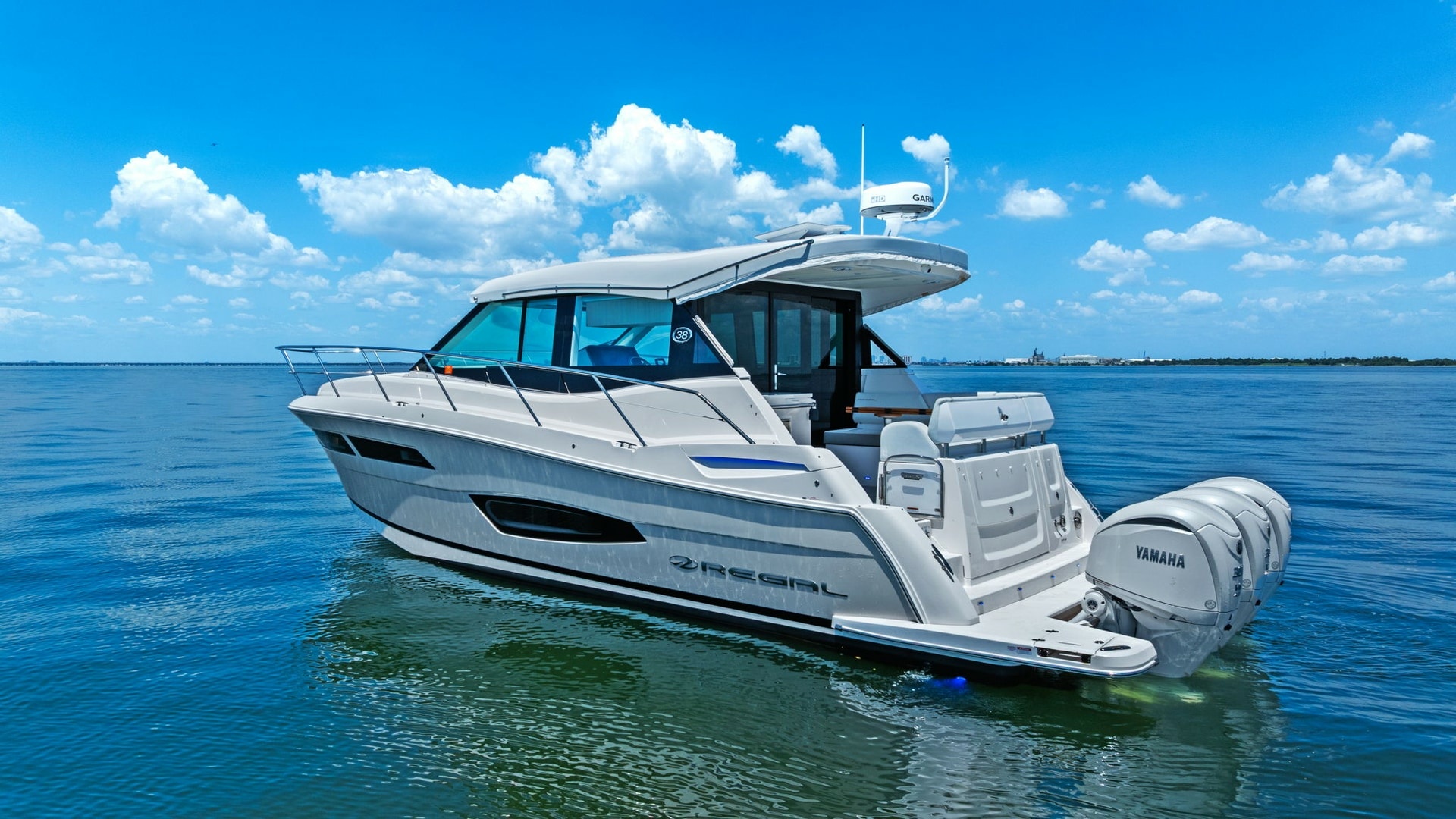 Starboard Aft View with Outboards