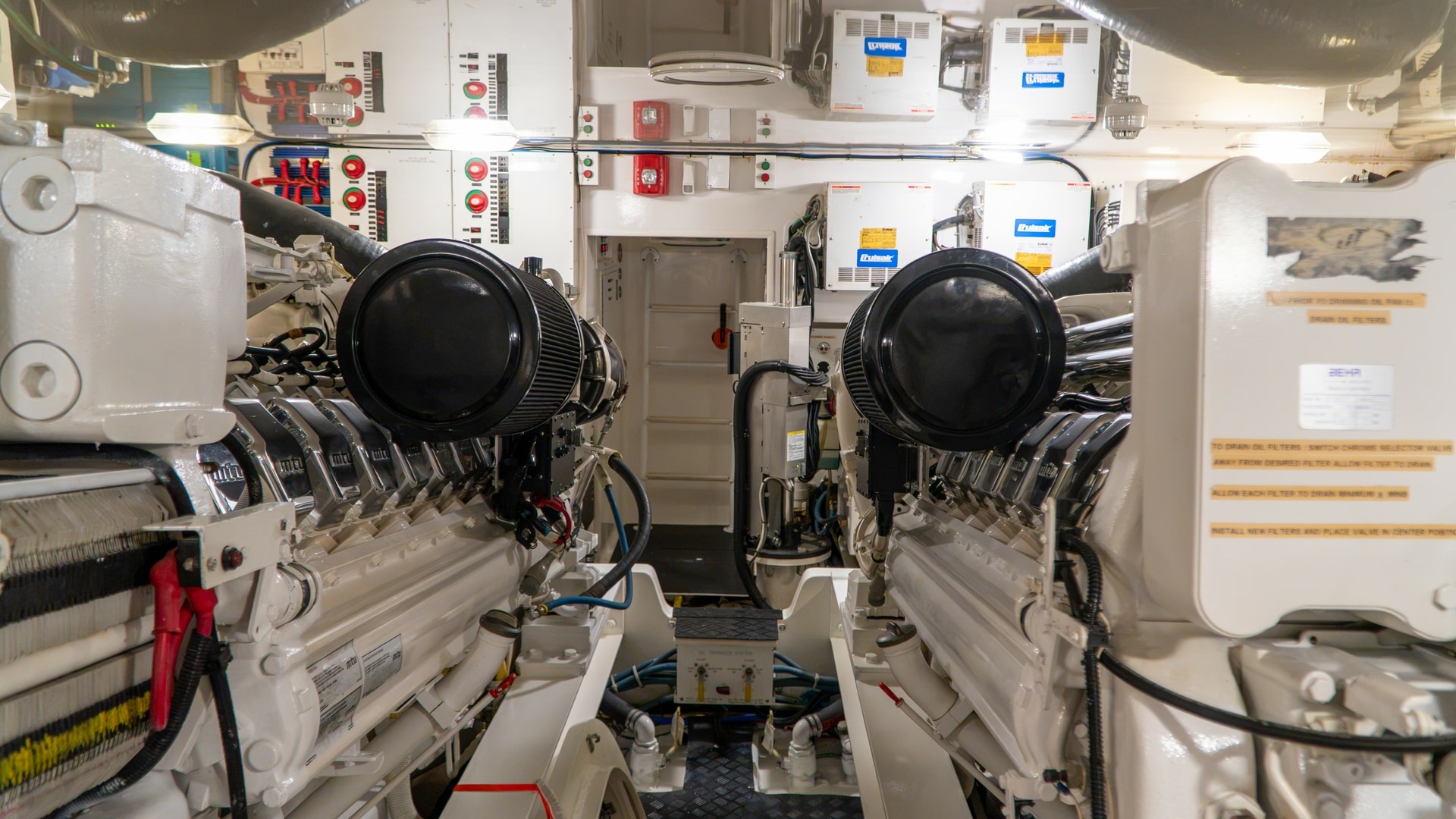 Engine Room with Twin Engines