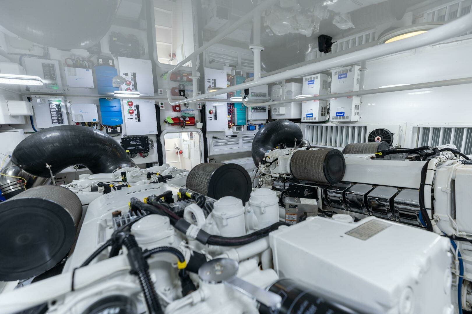 2013 Viking 76 Convertible- REEL FIRE- Engine Room