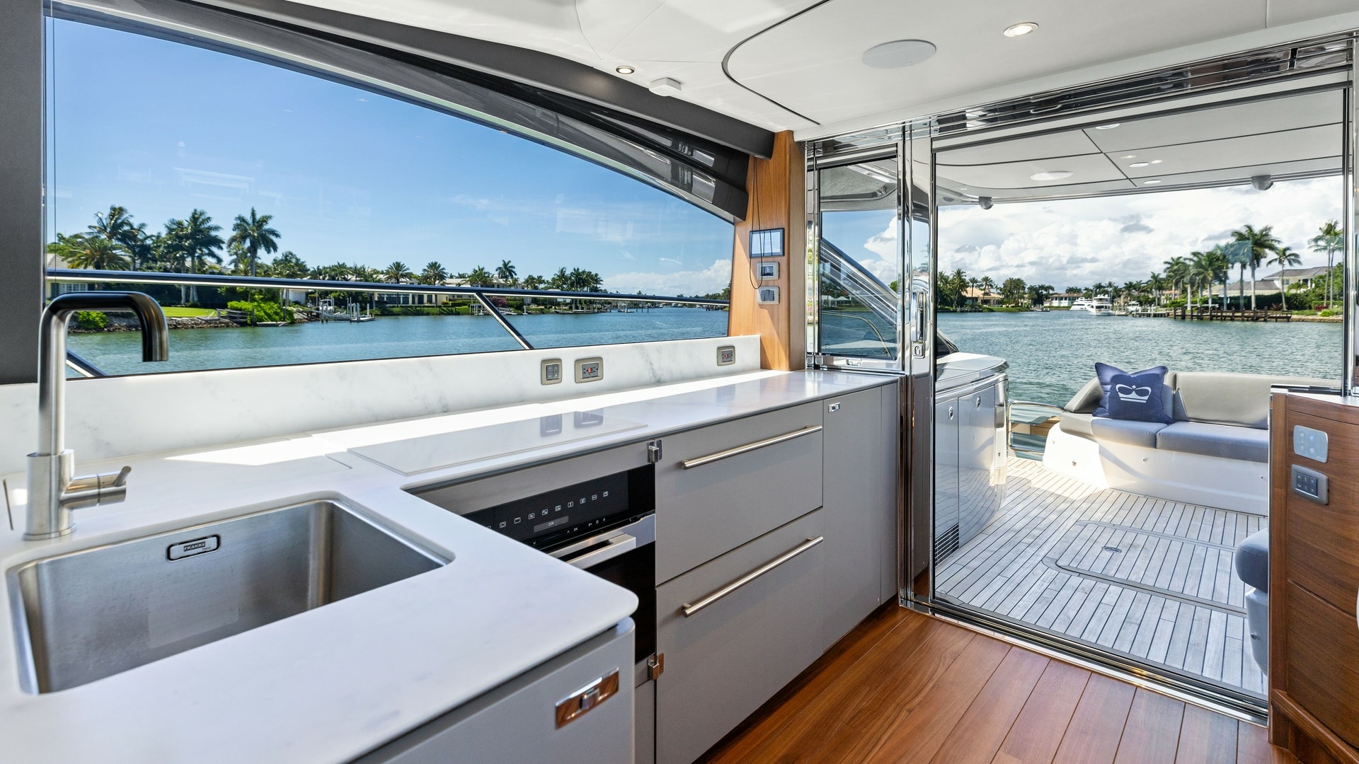Galley and Aft Deck View