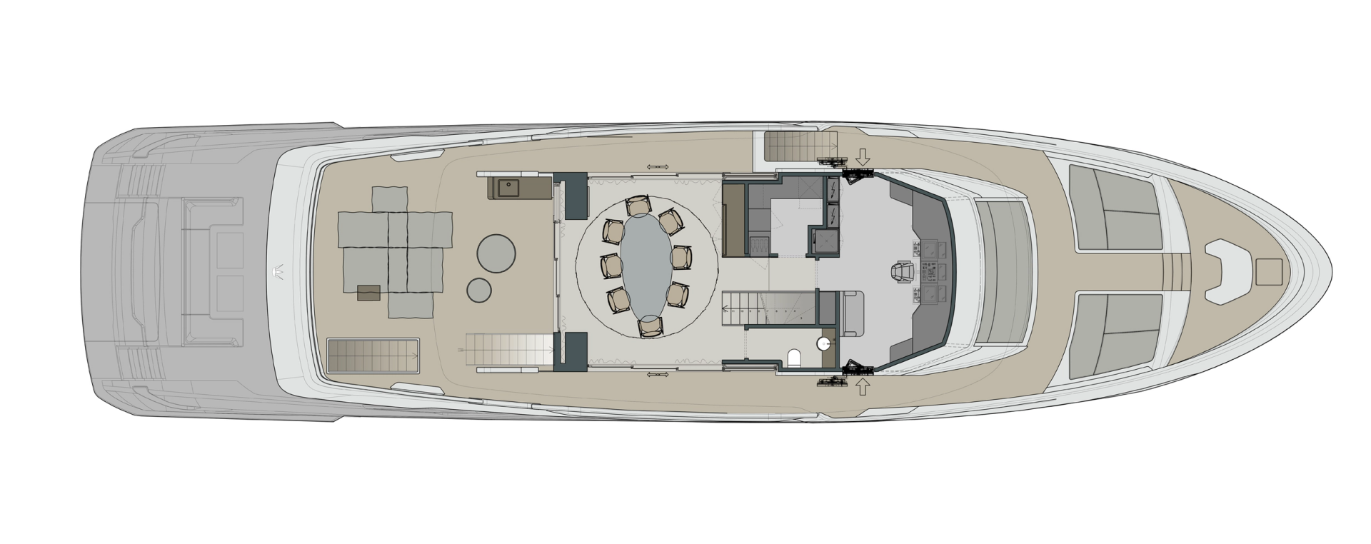 DOGE 350 114ft Ocean King Yacht For Sale