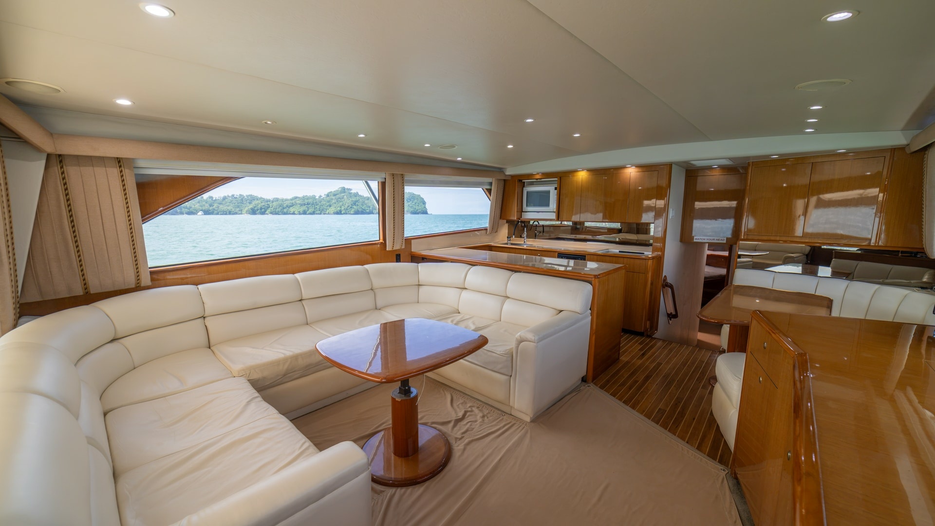 Salon/Galley 2002 Viking 61 Convertible