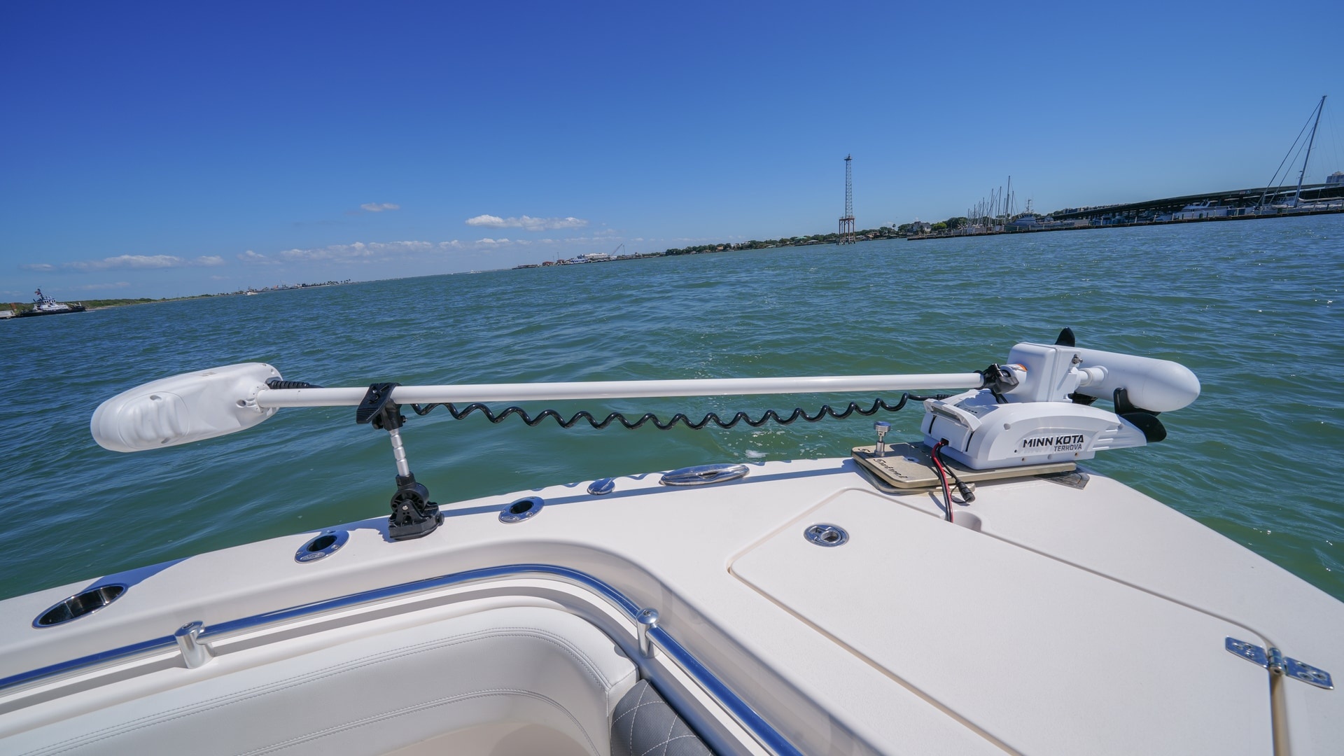 Bow with Trolling Motor