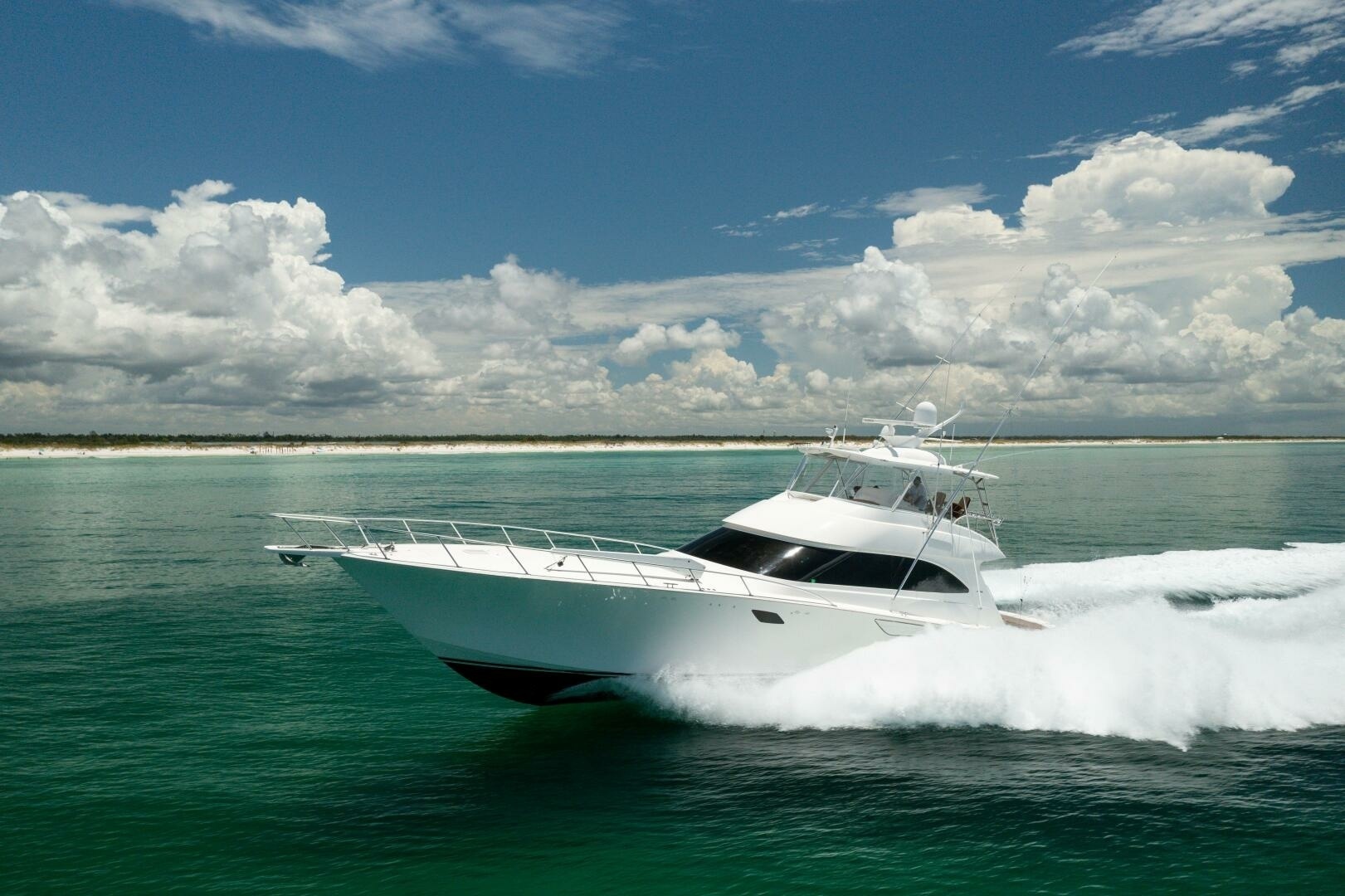 Smooth Ride 70ft Viking Yacht For Sale