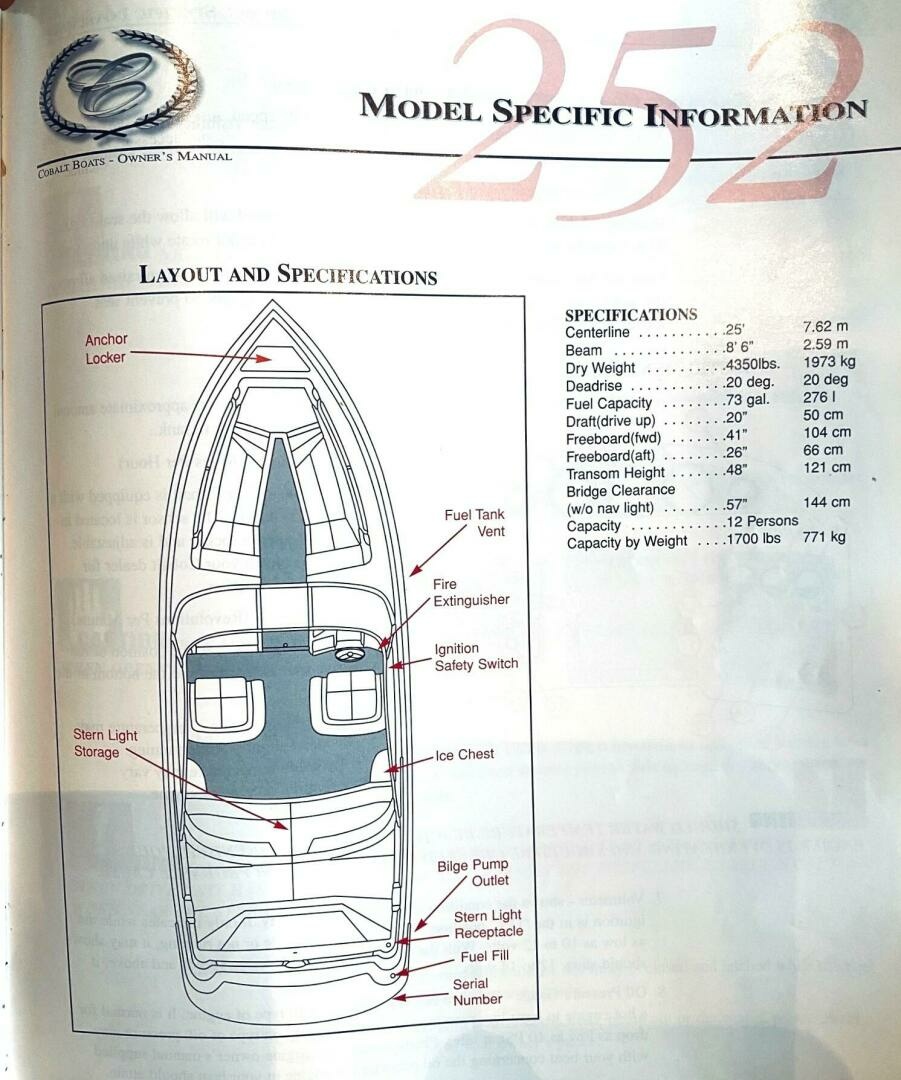 1999 Cobalt 252BR 25