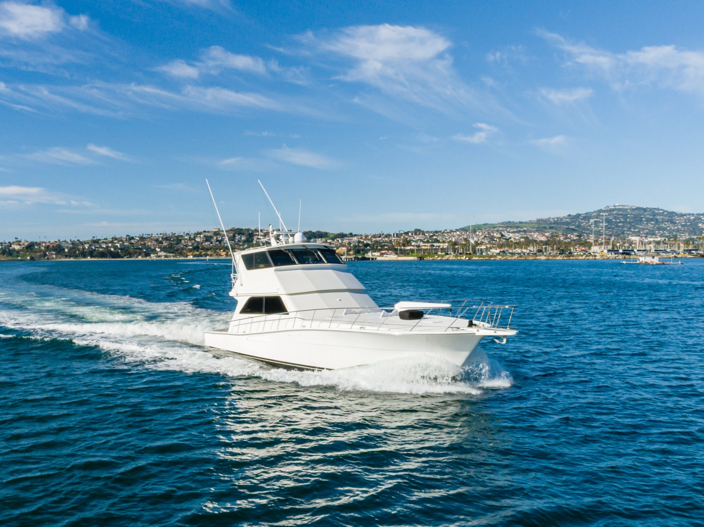 Viking Enclosed Bridge Yacht For Sale