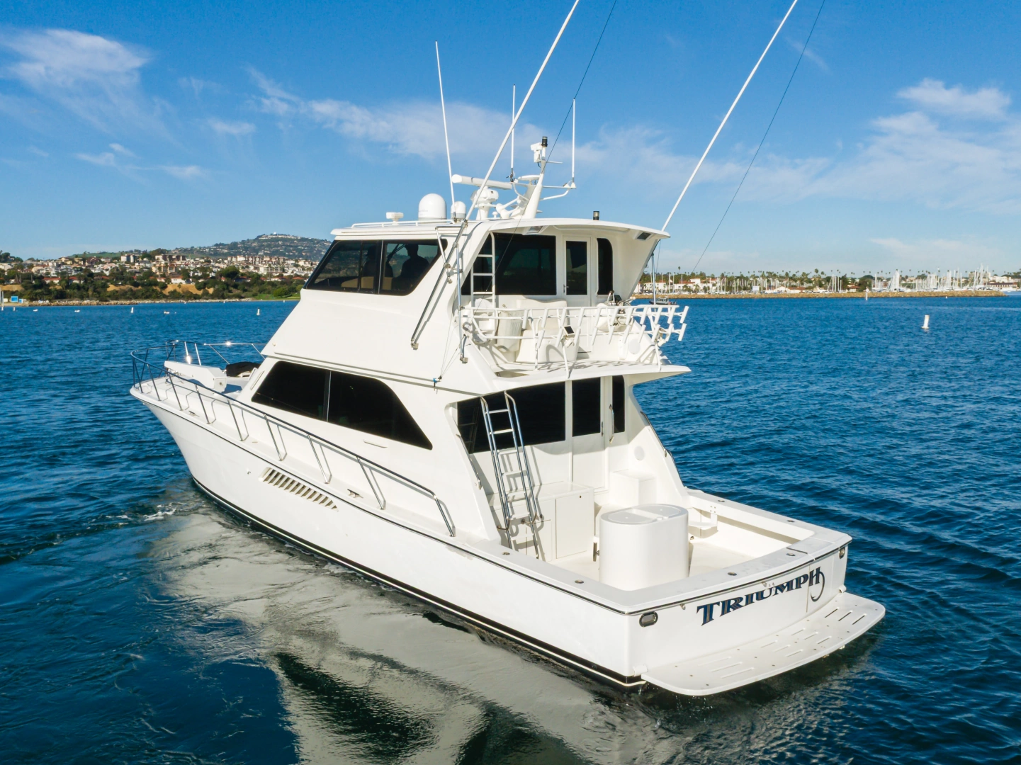 Viking Enclosed Bridge Yacht For Sale