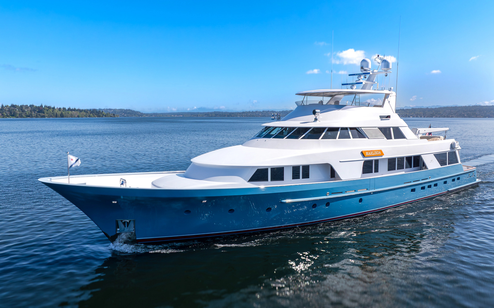 1989 Delta Marine Flybridge Motoryacht