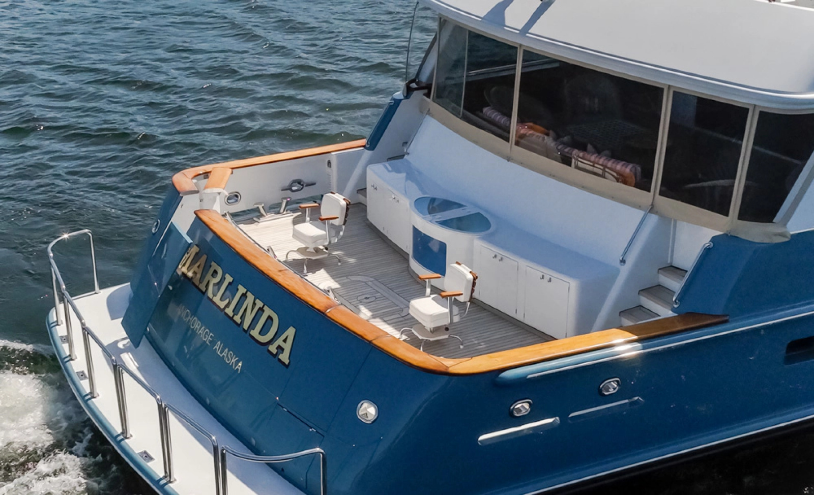 1989 Delta Marine Flybridge Motoryacht