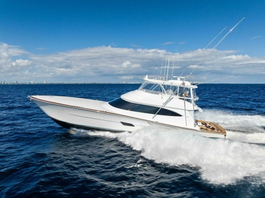 Team Harvey  82ft Viking Yacht For Sale