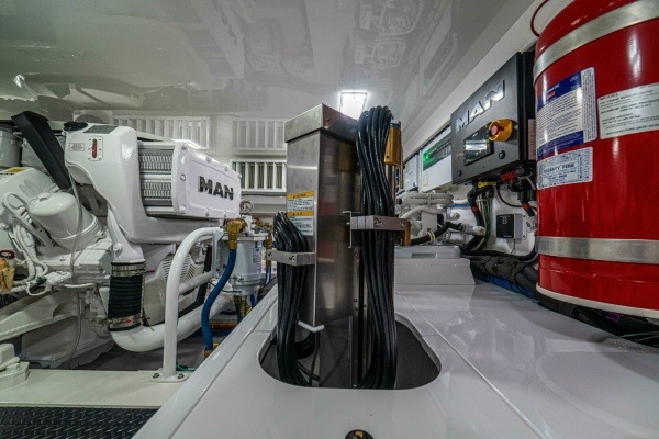 64 Viking Convertible Engine Room