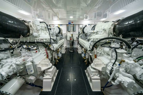 Viking 82 Convertible - Engine Room