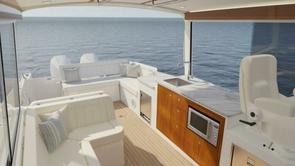 Cockpit, Kitchenette, Galley Seating