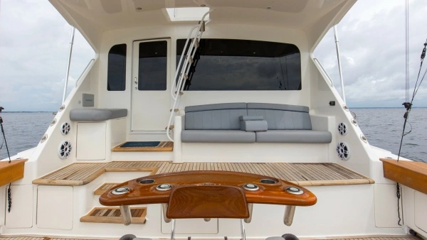 Photo of the 2007 Viking 74 Enclosed Bridge "Never Settle"