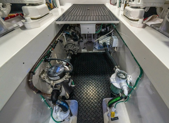 64 Viking Convertible Engine Room